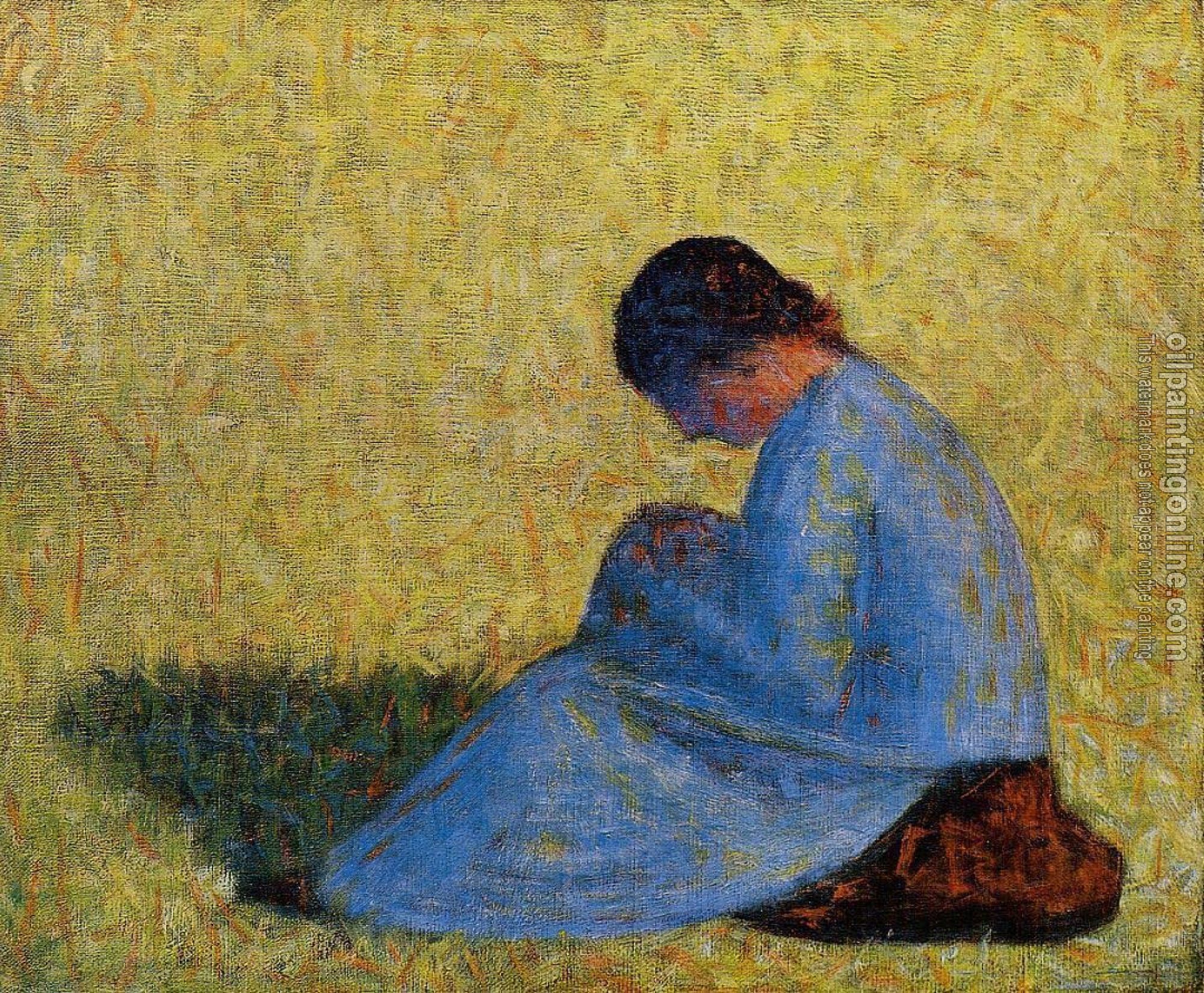Seurat, Georges - Seated Woman